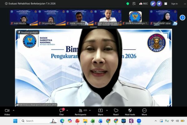 BNN EVALUASI CAPAIAN REHABILITASI BERKELANJUTAN TRIWULAN III TAHUN 2026